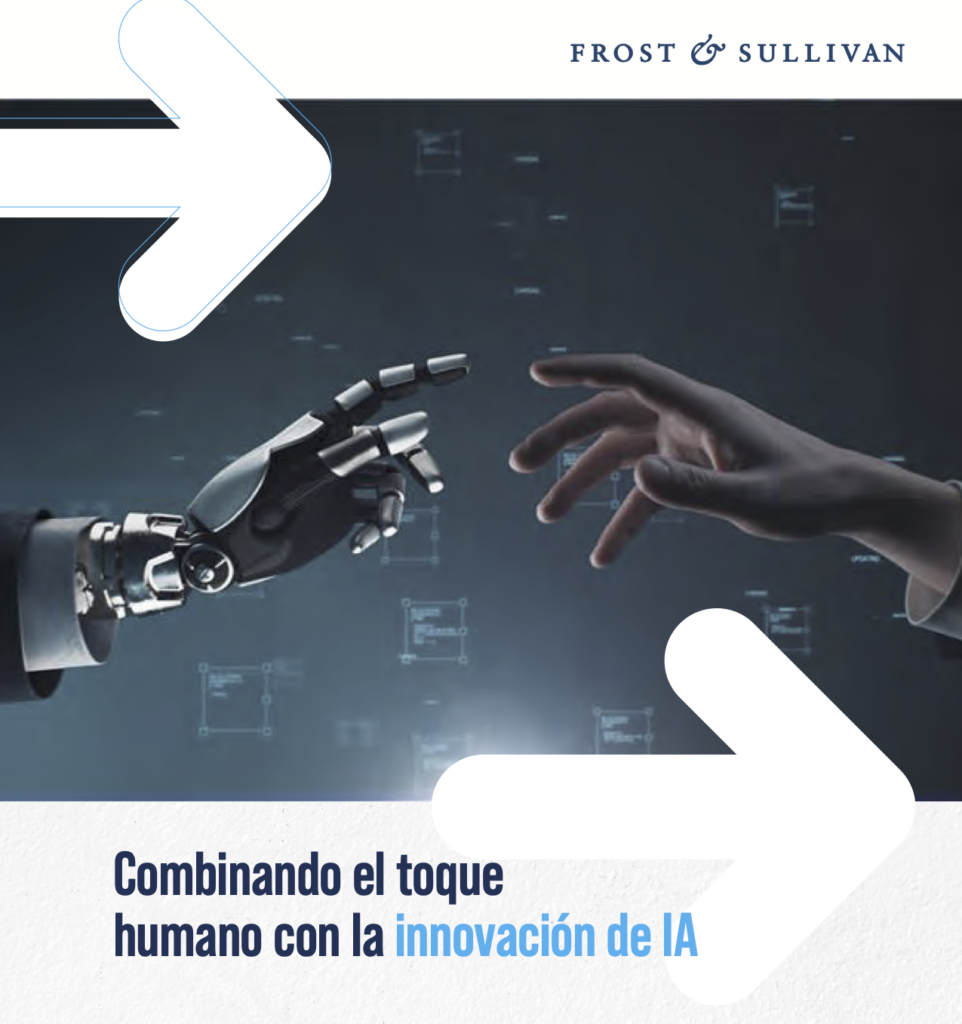 El informe “Combinando el toque humano con la innovación de IA”, desarrollado por Frost & Sullivan y compartido por nuestro asociado Atento, explora cómo las organizaciones pueden optimizar la experiencia del cliente (CX) al integrar estratégicamente la inteligencia artificial con la intervención humana.